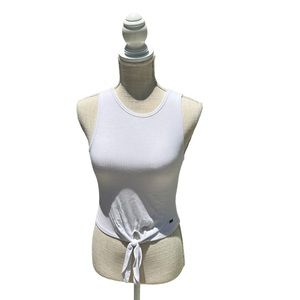 HOLLISTER WHITE TIE IN FRONT TANK TOP

Size: XSmall